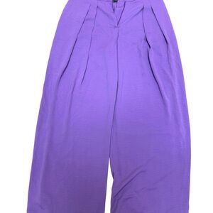 Forever 21 Purple Wide Leg Flowy Trousers Women’s M USED
